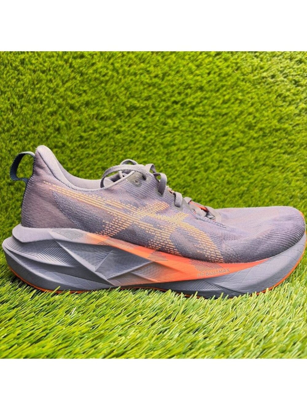 Asics Novablast 5 Mens Size 9.5 Purple Athletic Running Walking Shoes Sneakers